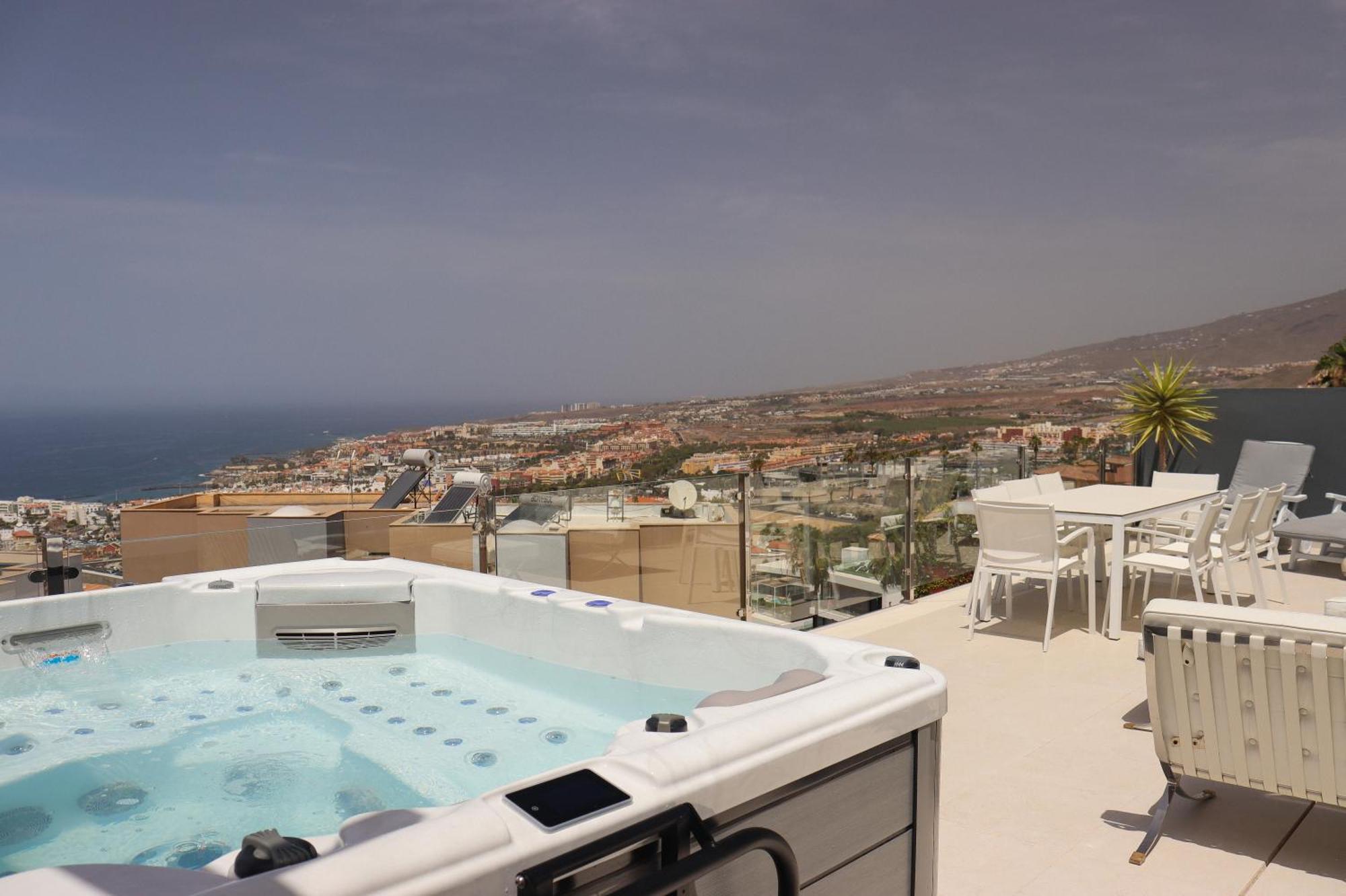 Azure Sky Villa - Panoramic Ocean View, Luxury, San Eugenio Costa Adeje  Zewnętrze zdjęcie